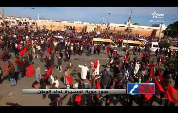 Unos 3 millones de marroquíes se manifiestan contra Ban Ki-moon en Rabat
