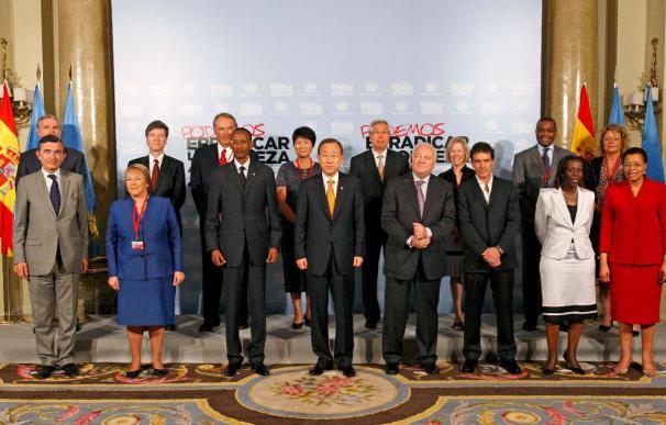 Los líderes internacionales sellan en Madrid su compromiso por los Objetivos del Milenio