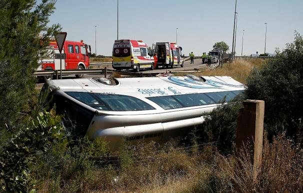 Dado de alta el único menor ingresado por el accidente de autobús en Castellón