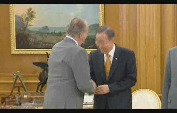 Ban Ki-moon da la enhorabuena al Rey por el Campeonato del Mundo de Fútbol