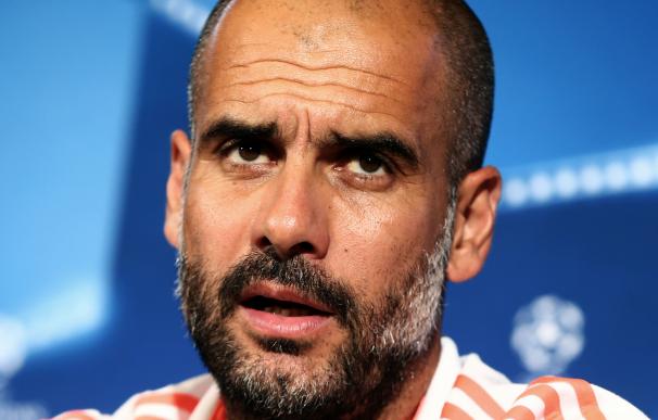El entrenador del Bayern Múnich, Josep Guardiola