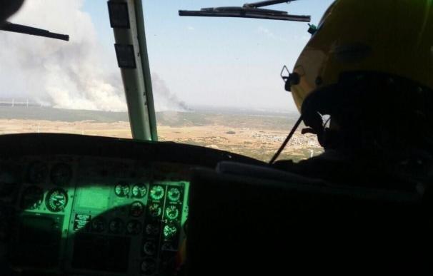 Bomberos de la Comunidad de Madrid envía una brigada helitransportada para ayudar en la extinción del incendio en Cuenca