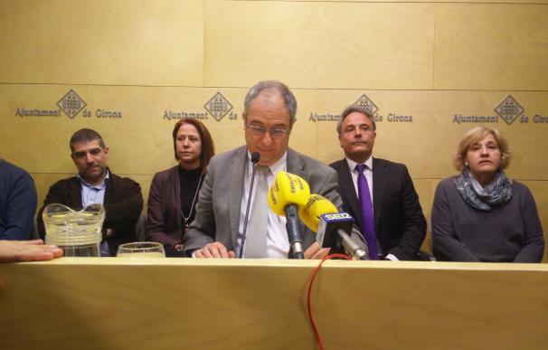 Granados (PSC) celebra el pacto "de buen gobierno" con CDC en el Ayuntamiento de Girona