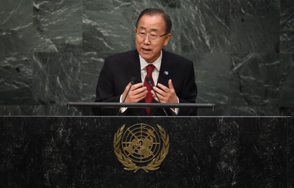 United Nations Secretary Genaral Ban Ki-moon addre