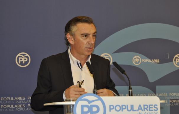 Beamonte (PP) dice que la "distancia tremenda" con el PSOE solo se puede salvar "con voluntad política"