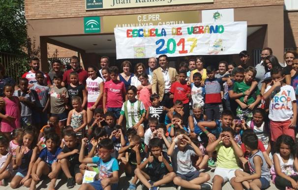 Andalucía refuerza las comidas en época estival a través de 70 escuelas de verano que beneficiarán a 5.150 menores