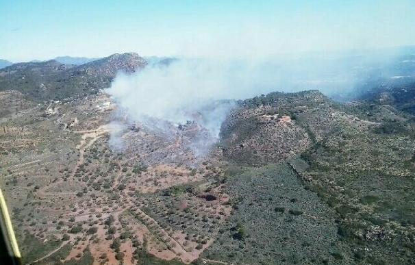 Declarado un incendio en la Sierra de la Calderona