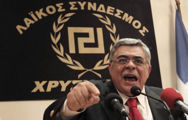 El líder del partido griego de extrema derecha Amanecer Dorado, Nikolaos Michaloliako