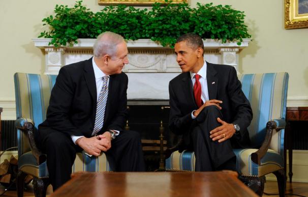 Obama y Netanyahu se comprometen a colaborar para iniciar negociaciones directas