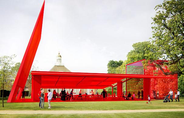 Nouvel crea un pabellón rojo para la galería Serpentine de Londres - EFE