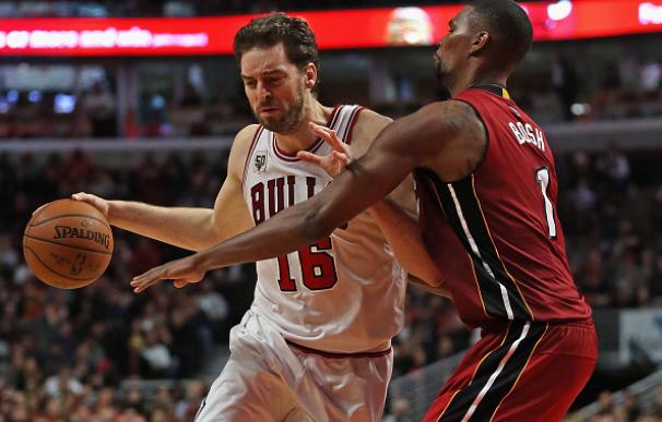 Chicago Bulls perdió ante Miami a pesar del buen partido de Pau Gasol. / Getty Images