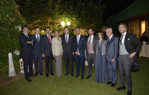 Rajoy, Santamaría, Cospedal y Alonso arropan a Maroto en la celebración de su boda en Vitoria