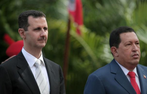 Chávez y Al Asad crean el "eje de los valientes" frente al imperialismo