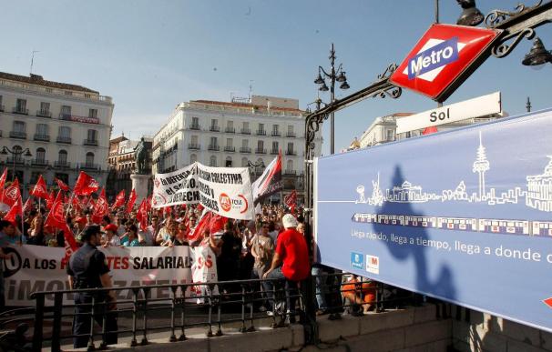Cerrado el Metro de Madrid debido a la huelga de trabajadores