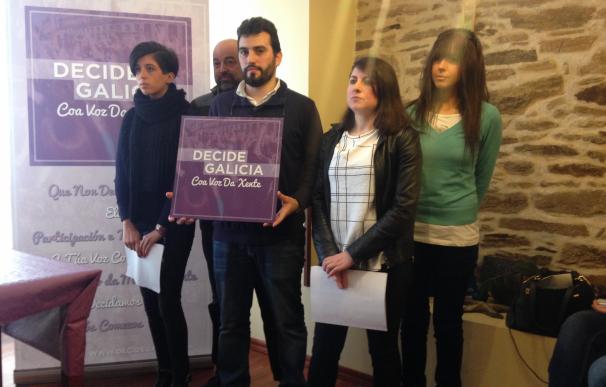 Breogán Riobóo pugnará por seguir liderando Podemos Galicia y abre su proyecto a otra de las aspirantes, Carmen Santos