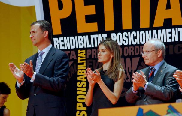 Los Príncipes de Asturias muestran su apoyo en Barcelona a pequeñas empresas