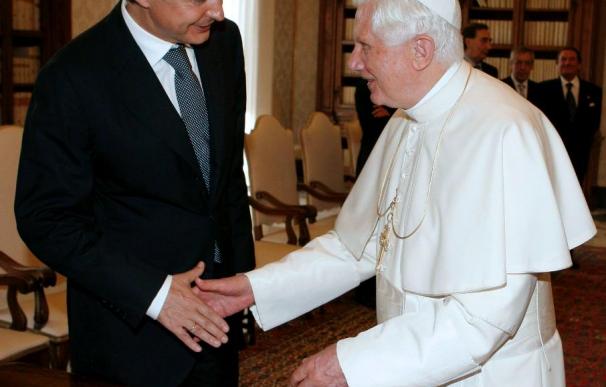 El Papa y Zapatero hablaron de la ley de libertad religiosa y del viaje a España