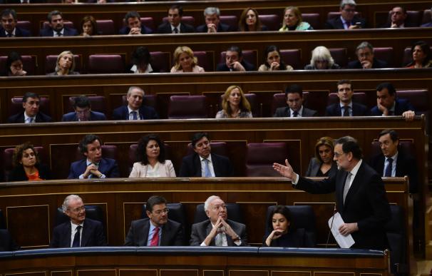 Spanish acting Prime Minister, Mariano Rajoy speak