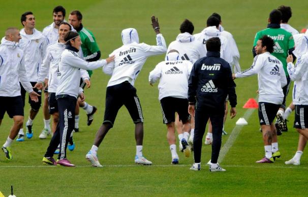 El Real Madrid se ejercita con ocho bajas antes del último partido de Liga