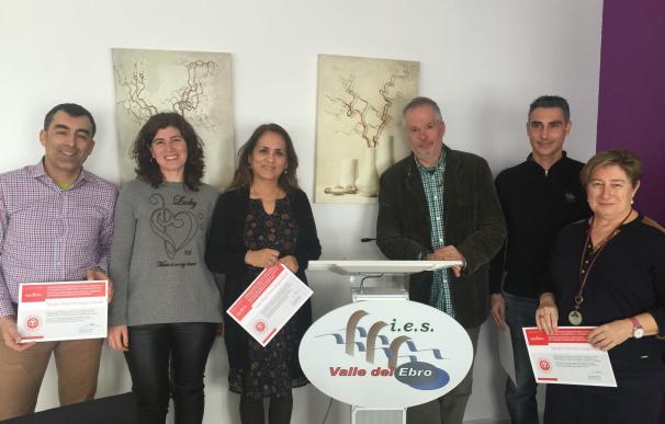 Educación premia al IES Valle del Ebro por un proyecto para la mejora de la lectura, la escritura y la expresión oral