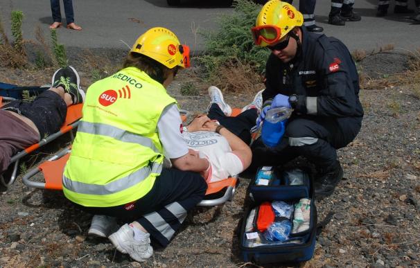 El Servicio de Urgencias Canario recuerda la importancia de la primera asistencia ante un accidente