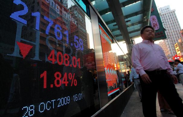 La Bolsa de Hong Kong sube el 0,07 por ciento a media sesión