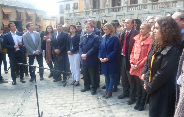 La sociedad de Castilla-La Mancha muestra su "solidaridad" con las víctimas de los atentados