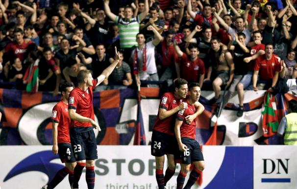 1-0. Osasuna festeja la permanencia por undécimo año consecutivo