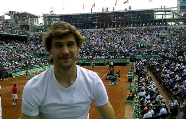 Fernando Llorente, en Roland Garros