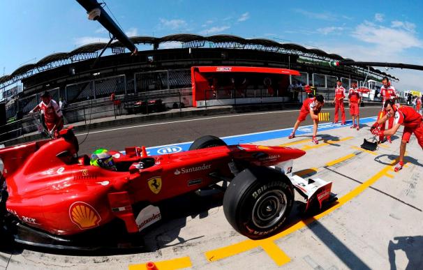 Los Red Bull los mas rápidos en primera sesión libre en Hungría, Alonso séptimo