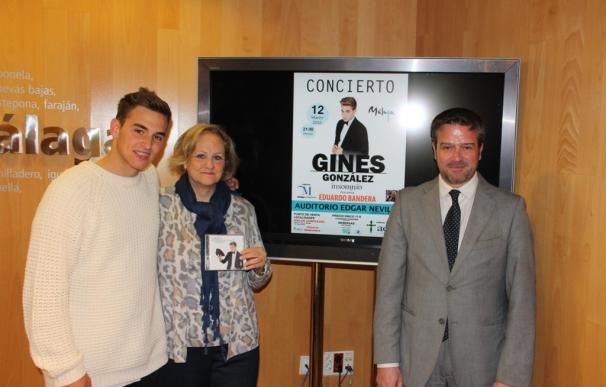 Ginés González presentará en concierto su primer disco en el auditorio Edgar Neville