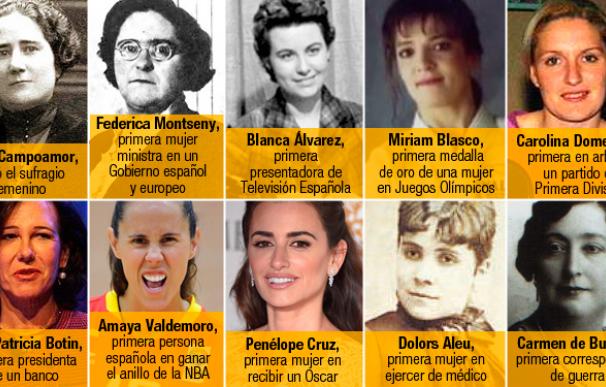 De Clara Campoamor a Penélope Cruz: 10 mujeres pioneras en España