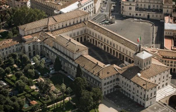 Palacio del Quirinal, residencia oficial del presidente de la república italiana.