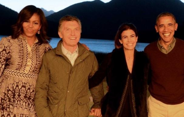 Obama pone fin a su visita a Argentina junto a su familia en Bariloche