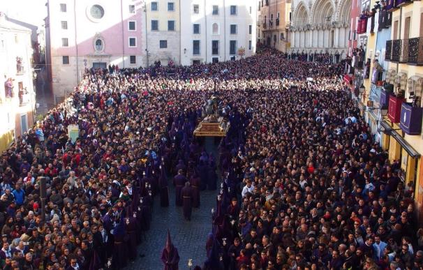La ausencia de incidencias significativas marca la procesión Camino del Calvario de Cuenca