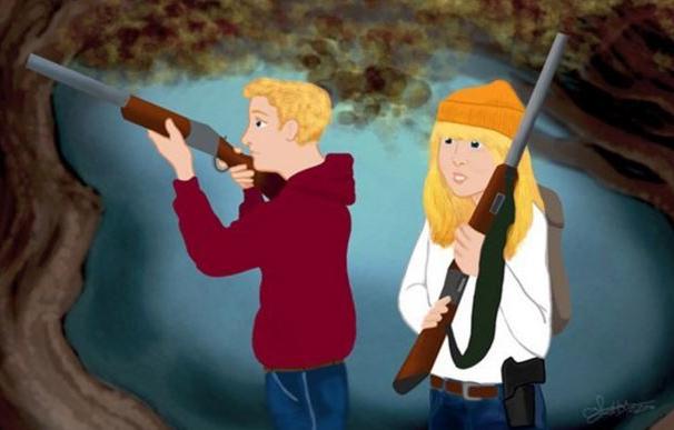 Hansel y Gretel, en la versión de la NRA de EEUU.