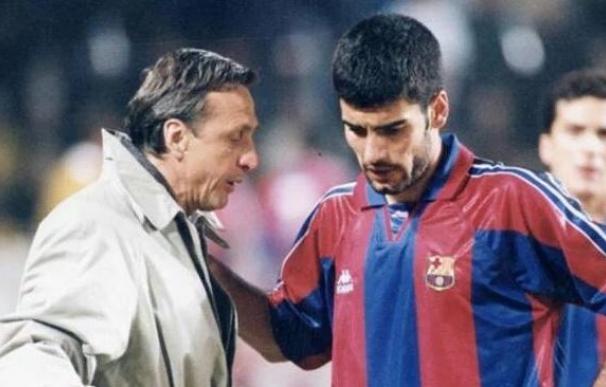 Cruyff, todo un maestro para Pep Guardiola