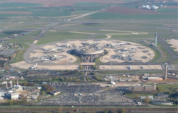 La terminal 1 del aeropuerto internacional Charles de Gaulle en París.