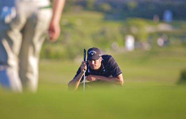Golf/Match Play.- Quirós exhibe nervios de acero para derrotar al surcoreano Noh y citarse en cuartos con Kaymer