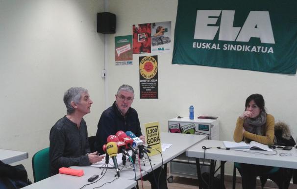 ELA acusa a Arcelor utilizar argumentos "falsos" para justificar el cese parcial de su actividad en Zumarraga