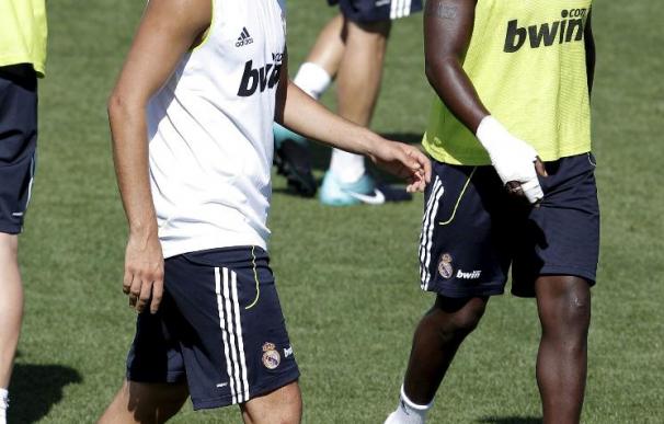 Intenso entrenamiento matinal del Real Madrid con Benzema y sin Dudek