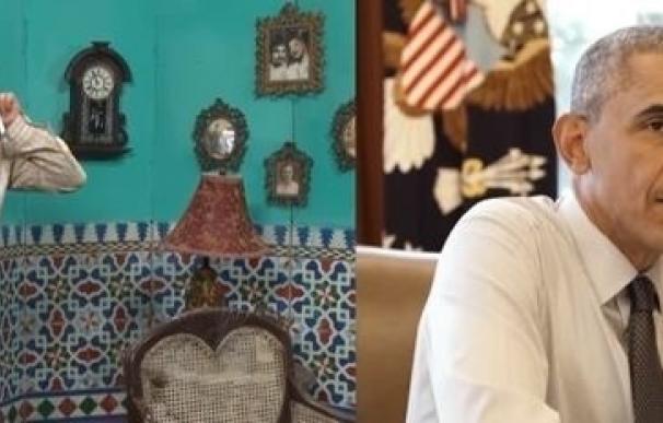 Obama participa en un 'sketch' con el conocido humorista cubano 'Pánfilo'