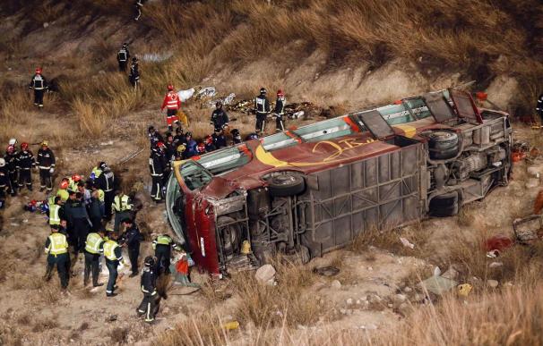 Más de 1.000 muertos en accidentes de autocar en España en los últimos 20 años
