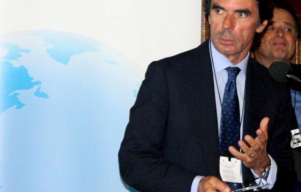 Aznar pide coraje político para que la libertad en Cuba no sea una subasta