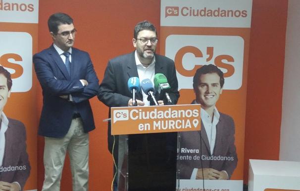 C's pide a Pedro Antonio Sánchez que "deje de estar en constante campaña electoral y se ponga a gobernar de una vez"