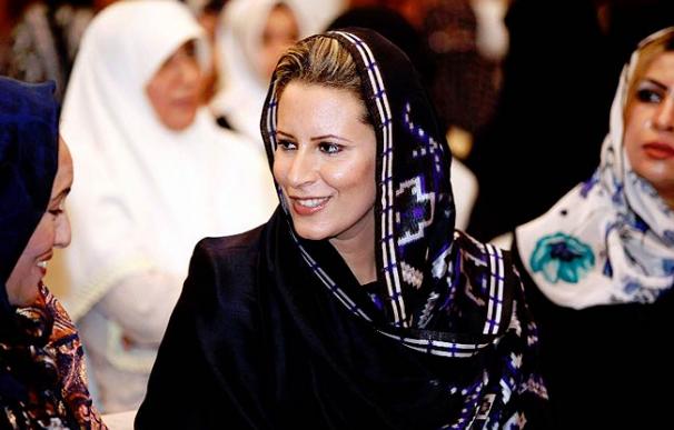 Aisha Gadafi en una foto de archivo