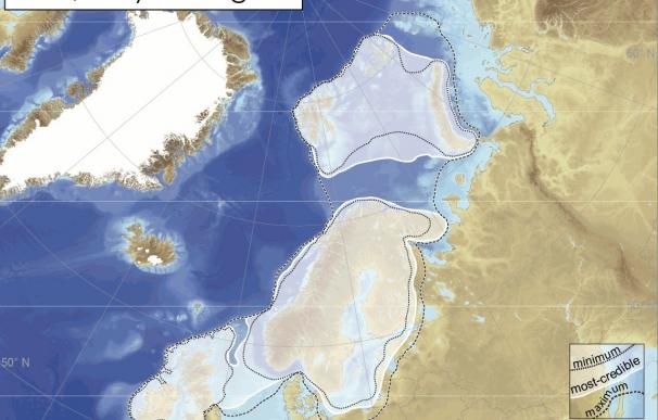 La congelación en Europa durante la Edad de Hielo triplicó Groenlandia