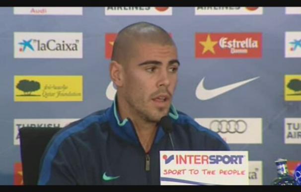 Valdés muestra una gran "satisfacción" por la renovación de Guardiola