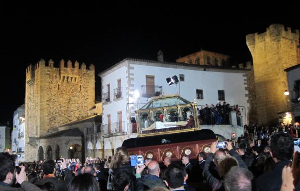 Cáceres concluye la Semana Santa con los hoteles llenos y las calles repletas de visitantes