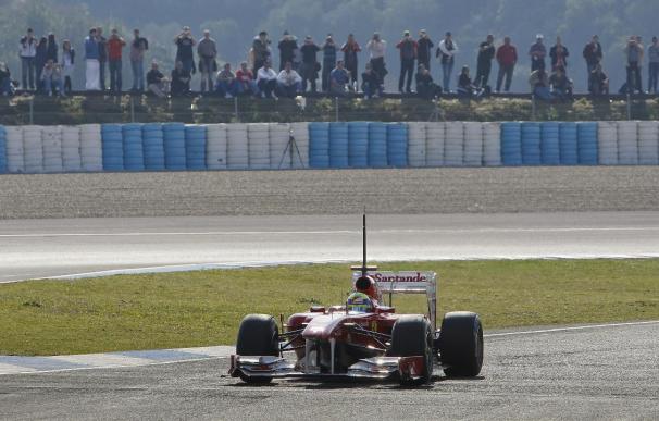 Massa (Ferrari) y Sergio Pérez (Sauber), lo mejores el primer día en Jerez